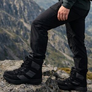 NORTIV8 Tactical Hiking Boots Men’s Size 9 Waterproof Outdoor Black